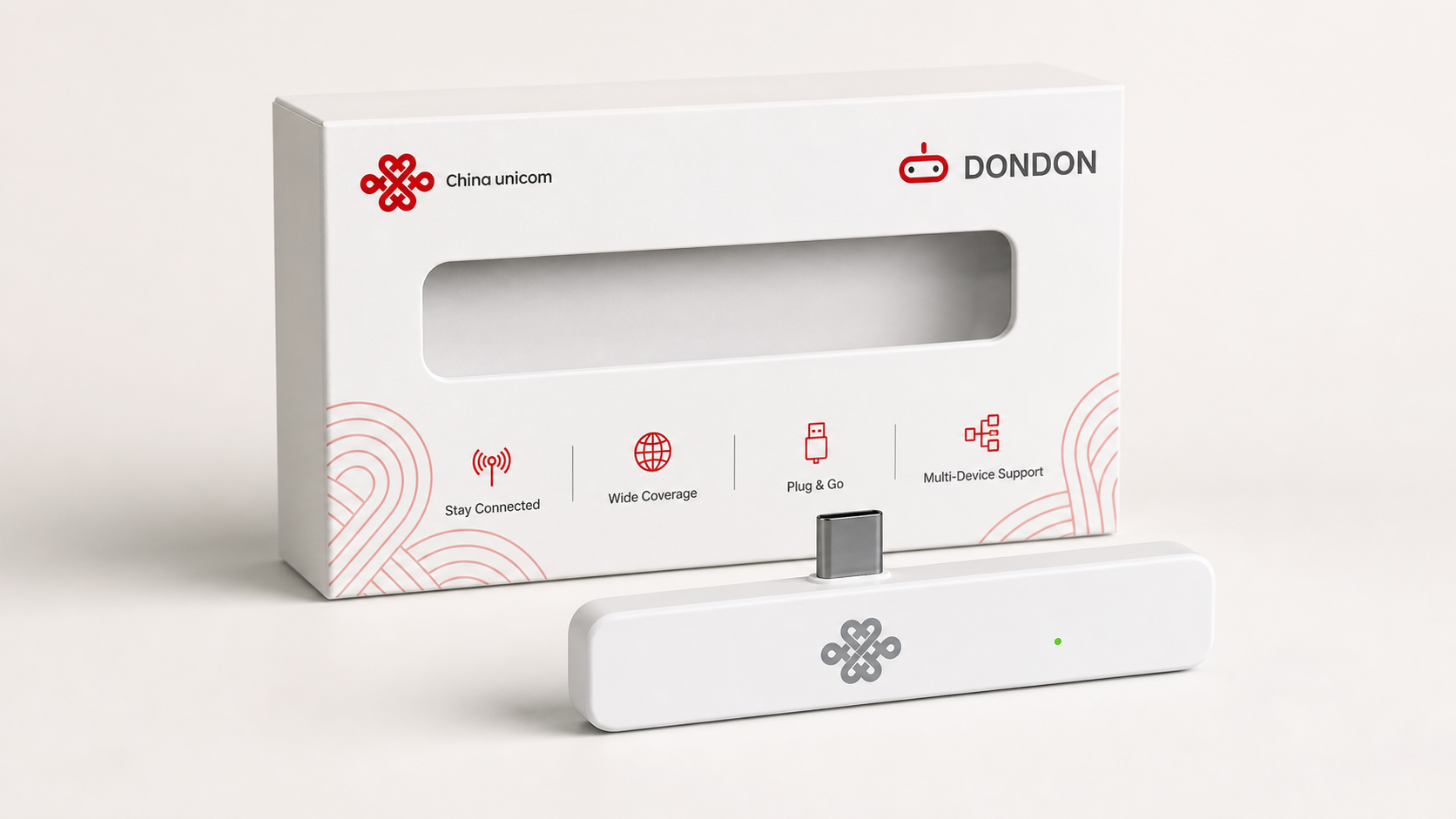 DONDON portable data device and retail box product render